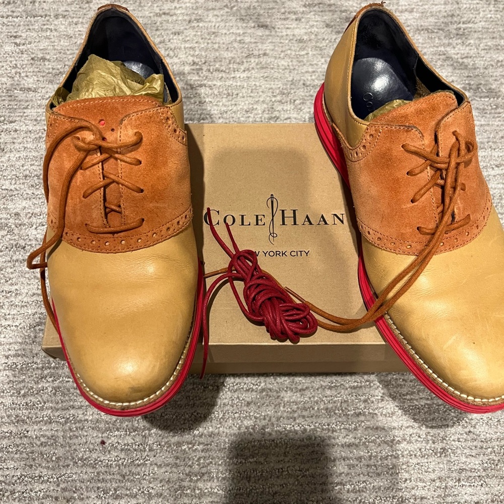 Cole Haan Lunargrand Saddle sz 10w